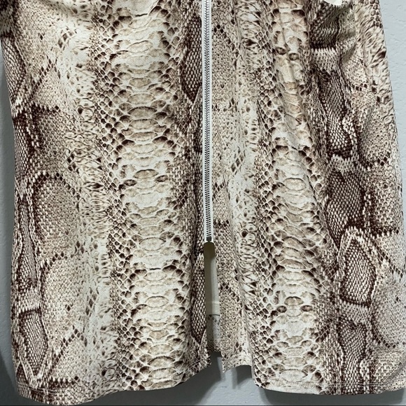 Bar III Tank Snakeskin Print Strappy Blouse Womens XS - Picture 10 of 10